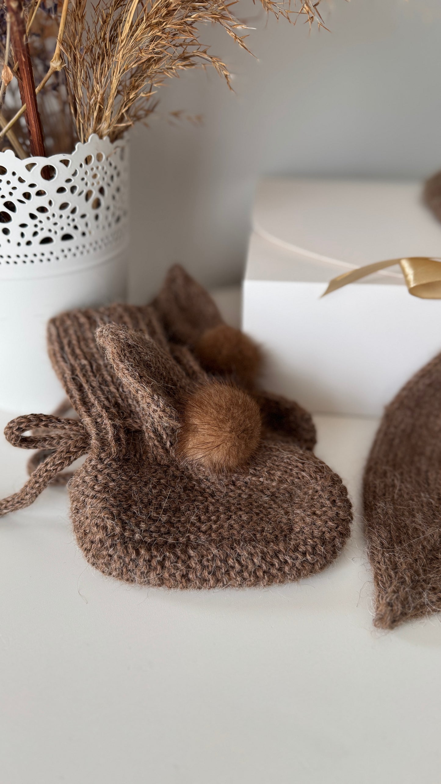 Alpaca Bunny set (brown)