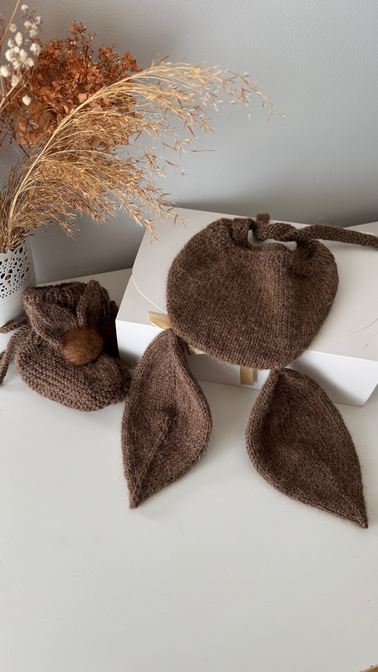 Alpaca Bunny set (brown)