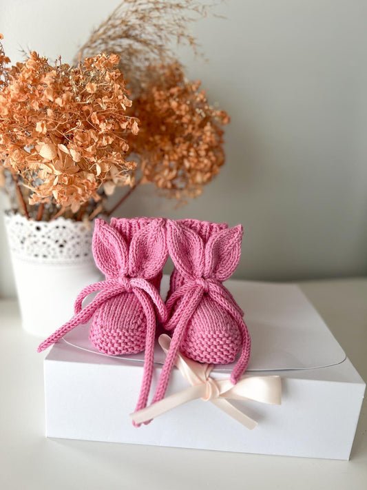 Baby bunny booties