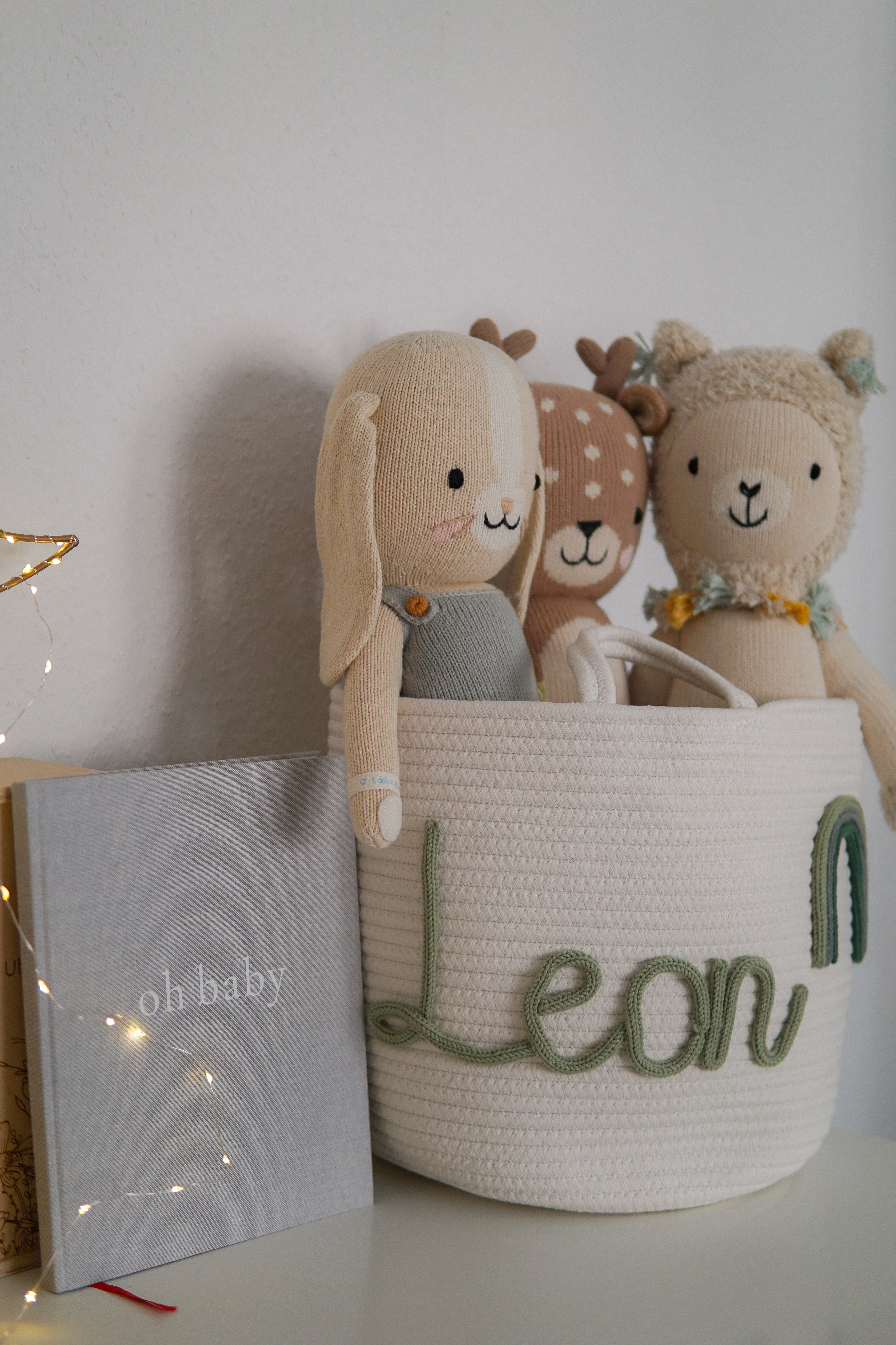 Personalized toy basket