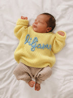 Personalized Kids Sweater with Name (yellow)