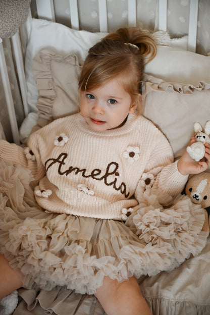 Personalized name sweater (beige)