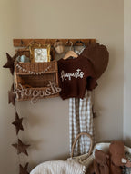 Personalized Kids Sweater with Name - Brown