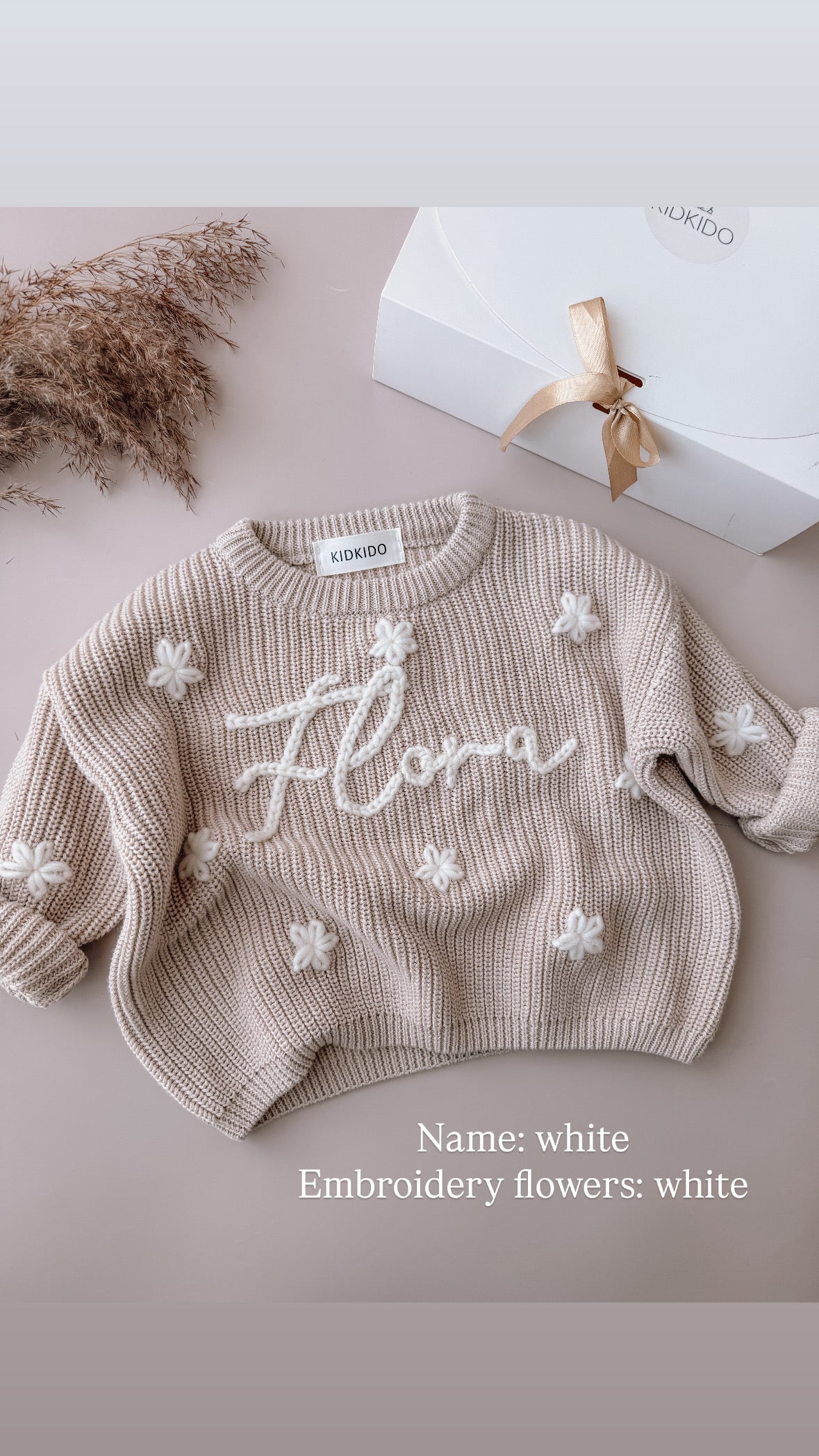Personalizēts džemperis ( smilšu krāsā)