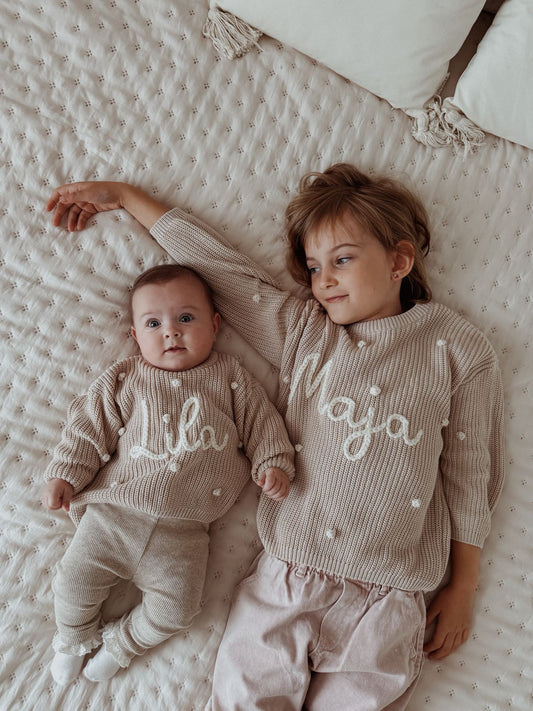 Personalizēts džemperis ( smilšu krāsā)