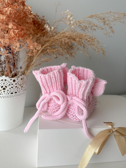 Bahy bunny booties (0-3m)