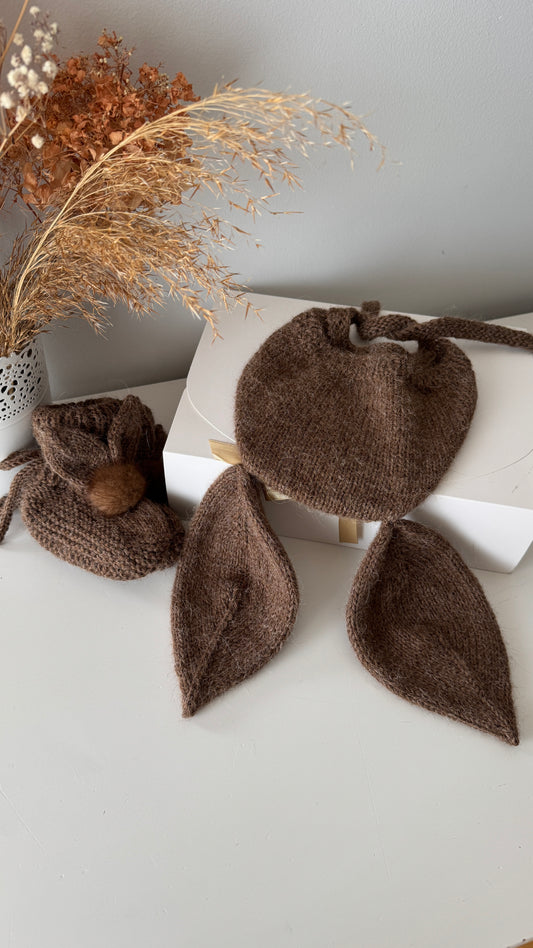 Alpaca Bunny set (brown)