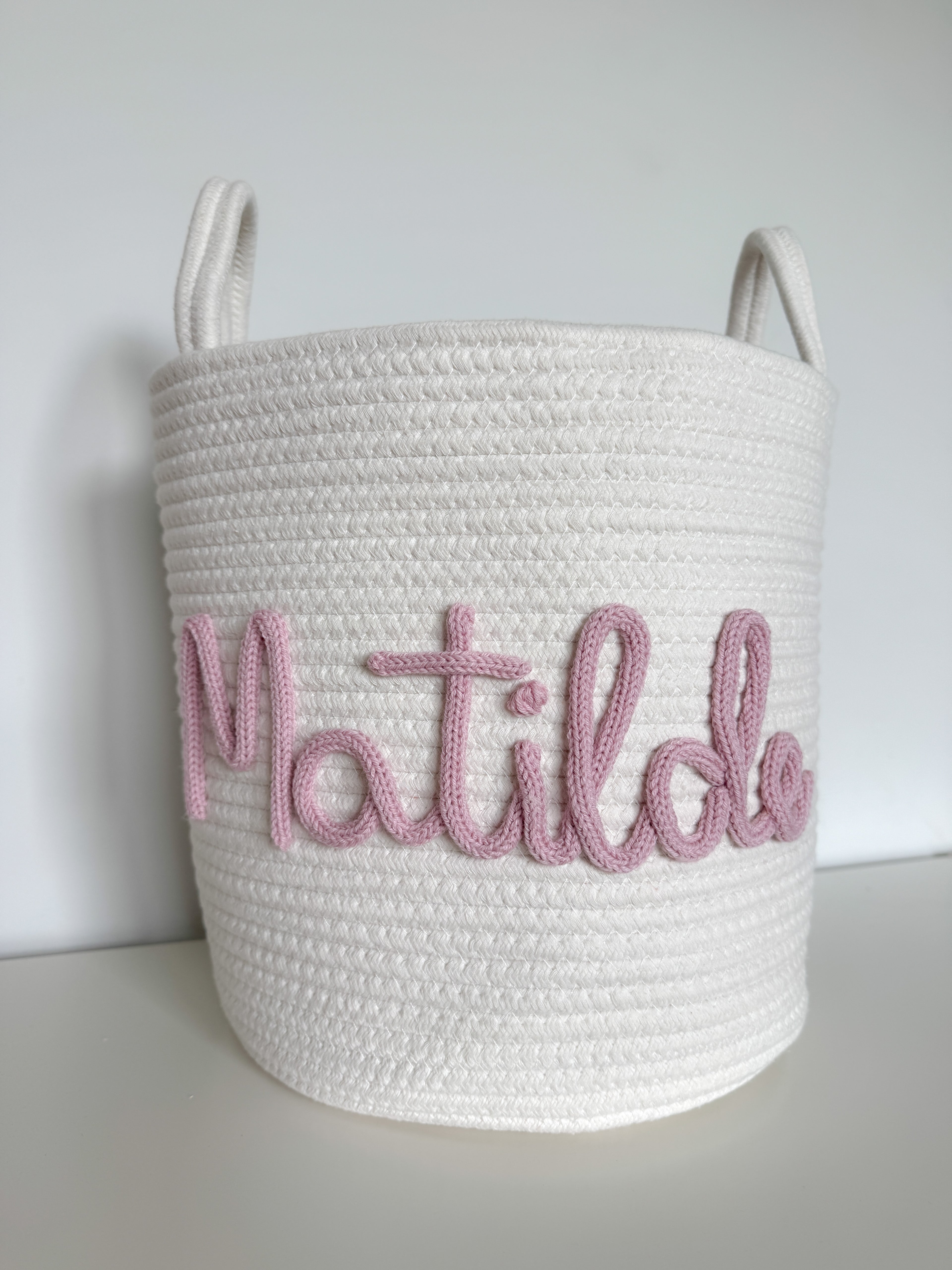 Personalized toy basket