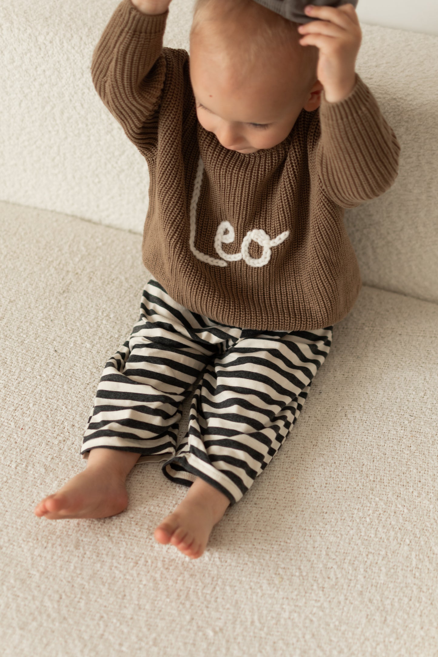 Personalized name sweater (mocha)