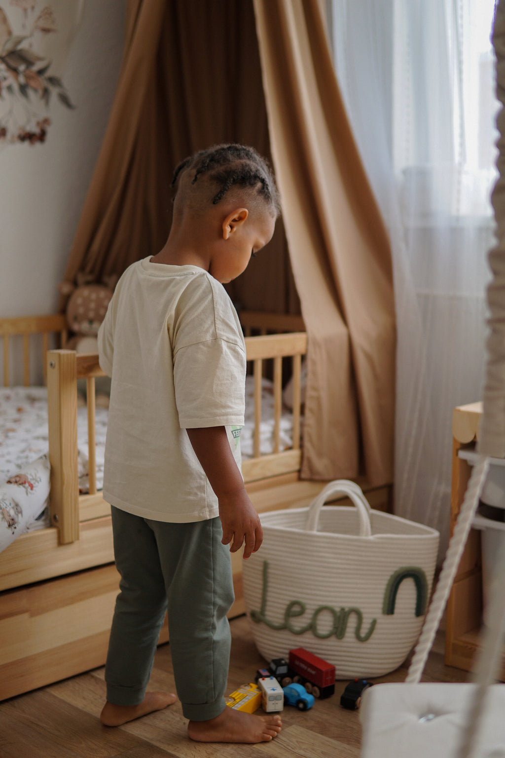 Personalized toy basket