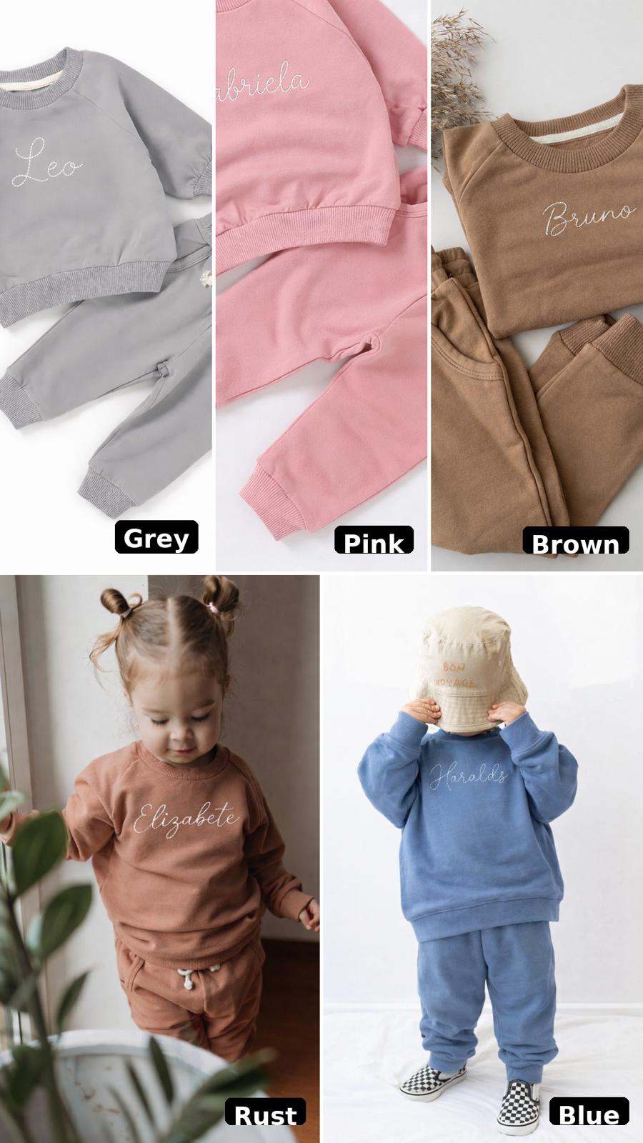 Personalizēts bērnu kostīms ar vārdu (pieejami 5 krāsās)