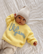 Personalized Kids Sweater with Name (yellow)