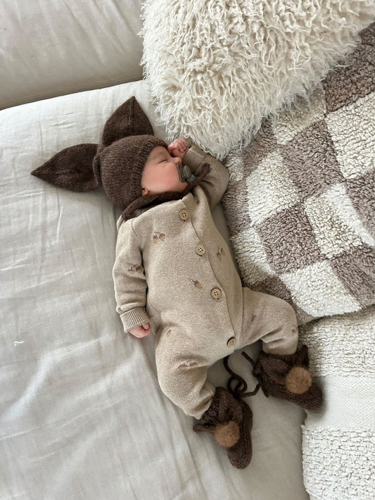 Alpaca Bunny set (brown)