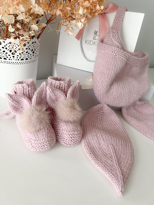 Bunny set (alpaca pink)