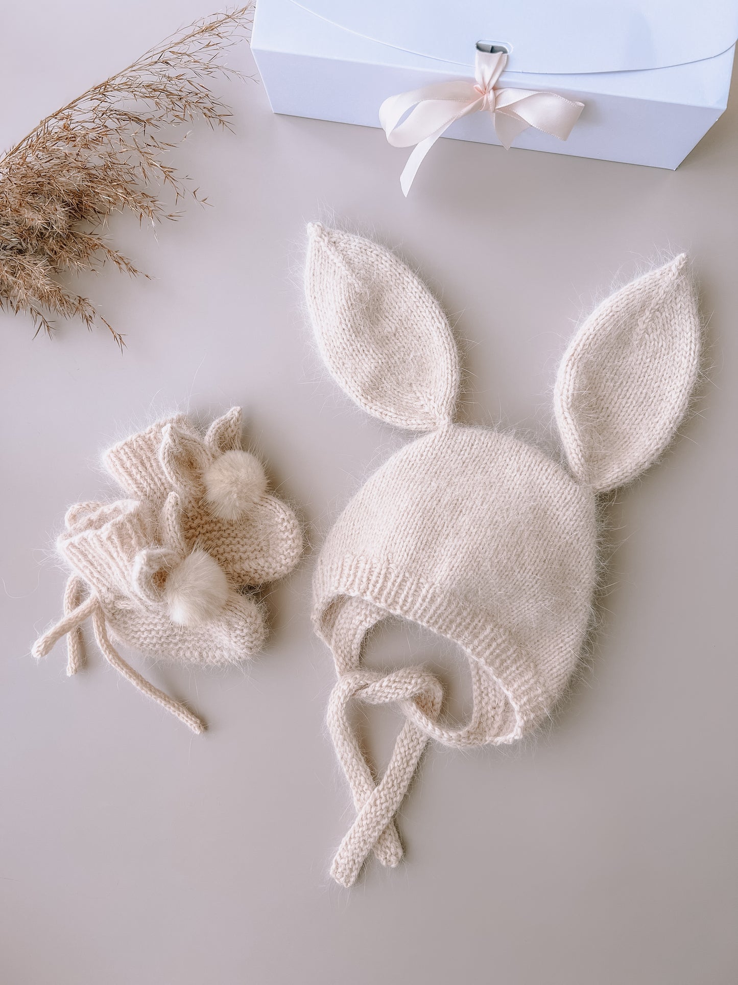 Beige Bunny set (made to order)