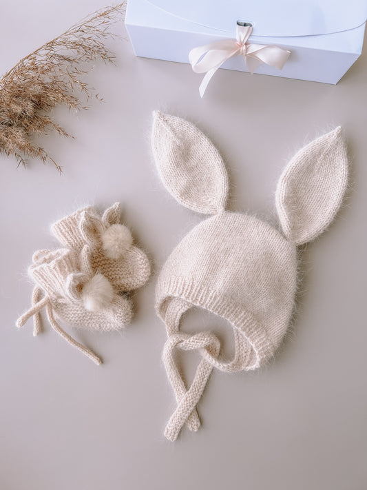 Beige Bunny set (made to order)
