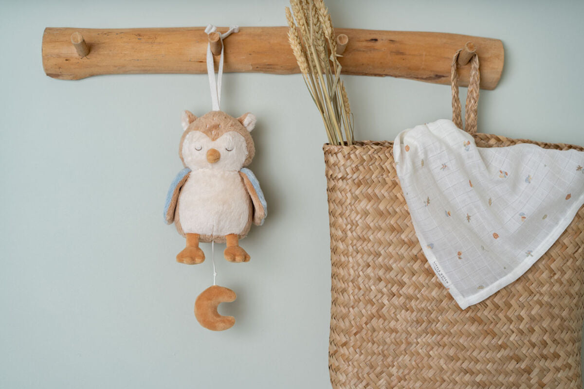 Little Dutch muzikālā rotaļlieta "Pūce" – Forest Friends