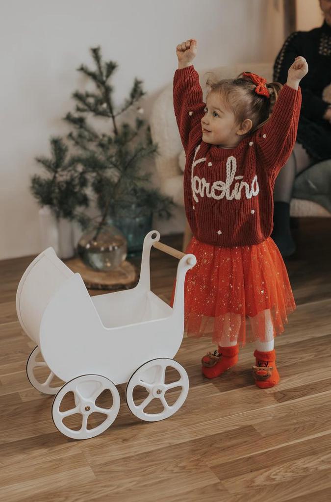 Personalizēts džemperis (red)  PĒDĒJAIS IZMĒRS 6-9m
