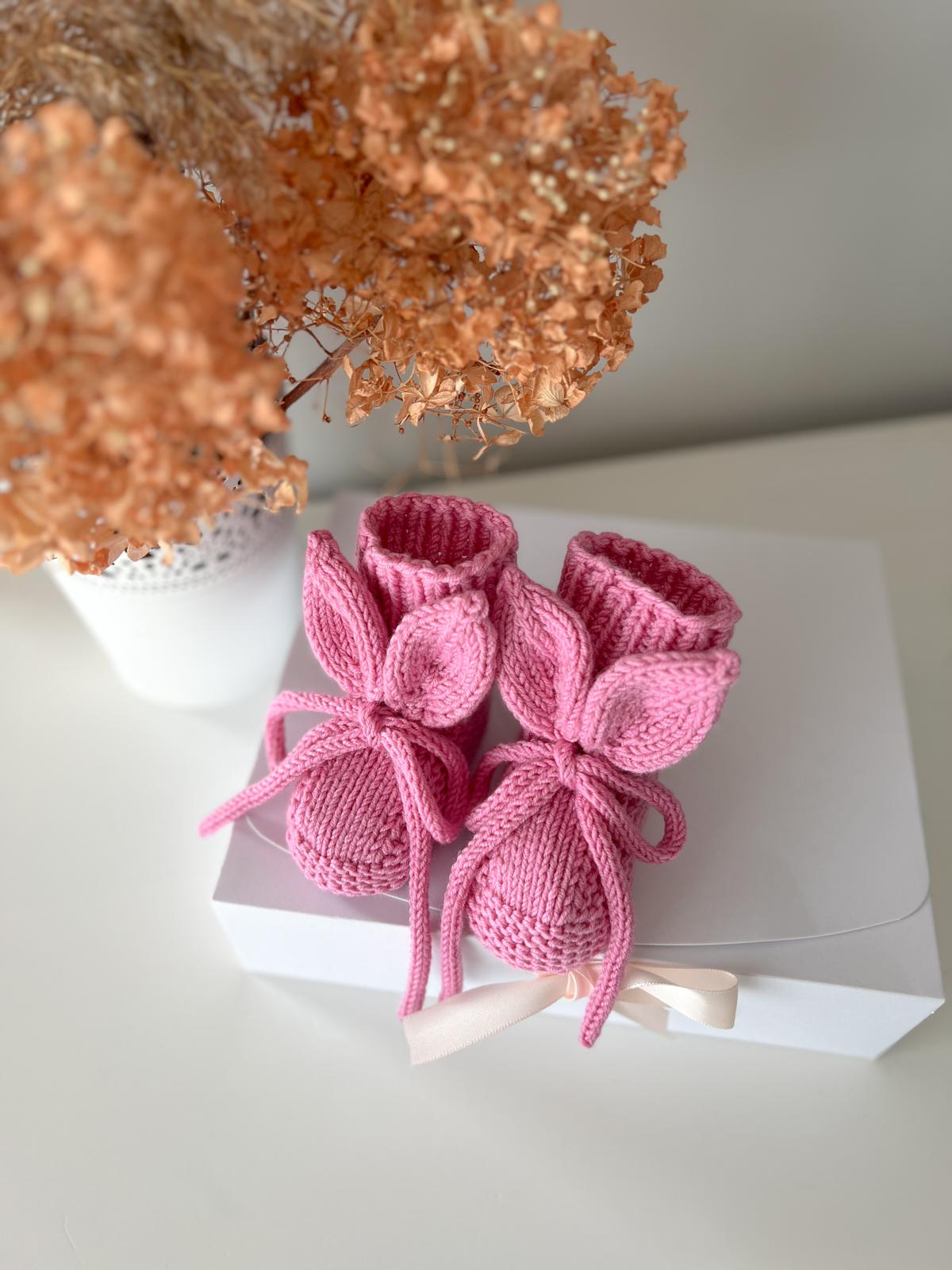 Baby bunny booties