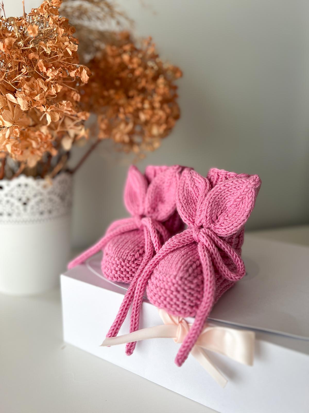 Baby bunny booties