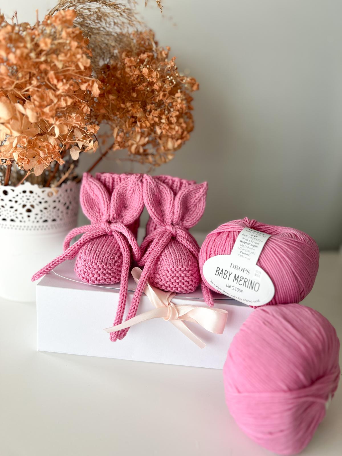 Baby bunny booties