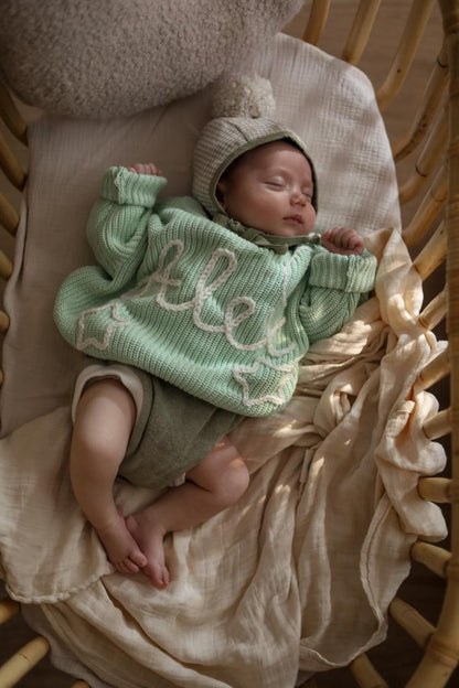 Personalized name sweater (Mint)