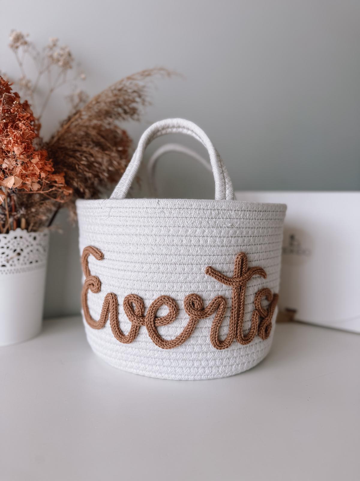 Personalizēts mantu grozs bērniem