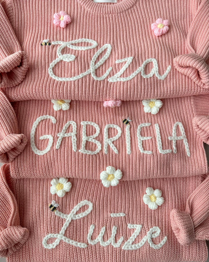 Personalizēts džemperis (persiku)