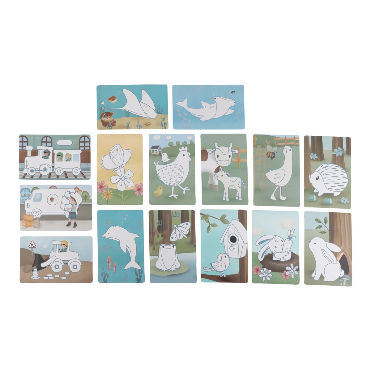 Digitālā zīmēšanas planšete Forest Friends zila – foto 11