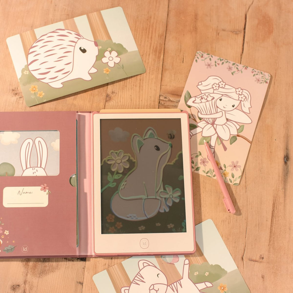 Digitālā zīmēšanas planšete "Fairy Garden" – rozā