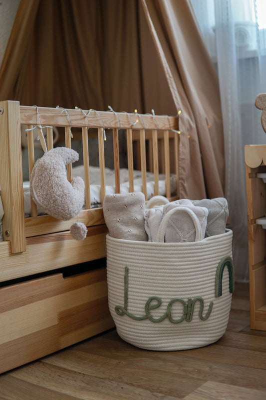 Personalized toy basket