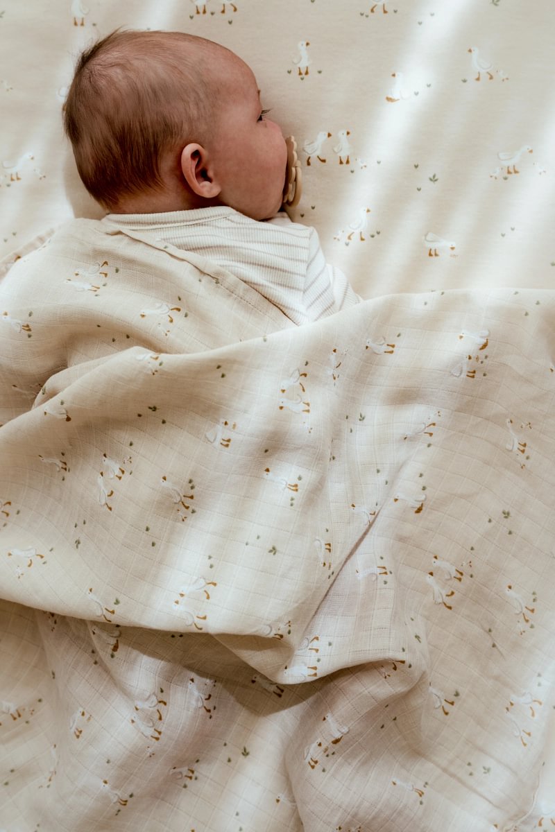 Little Dutch muslīna autiņš Little Goose, 120 × 120 cm
