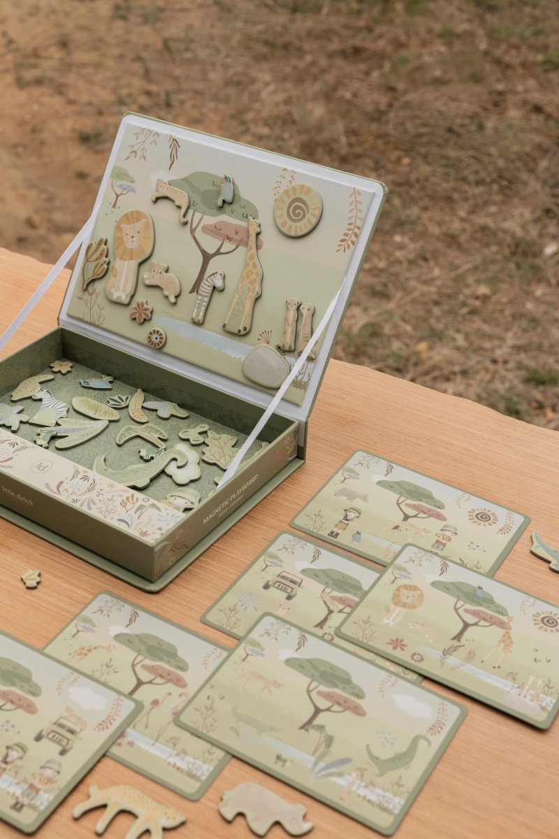 Magnētiskā spēļu tāfele "Safari Friends"