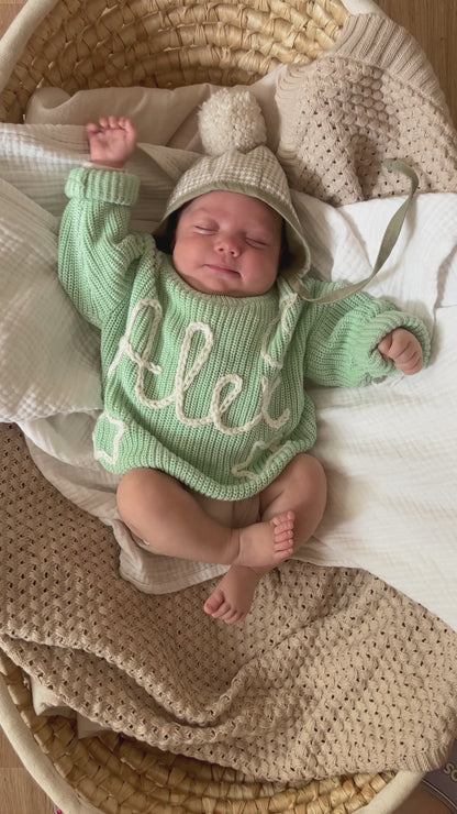 Personalized name sweater (Mint)