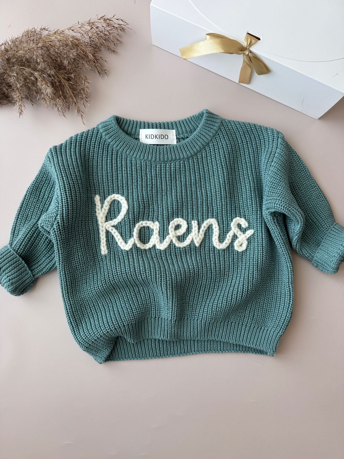 Personalizēts džemperis (lake green)