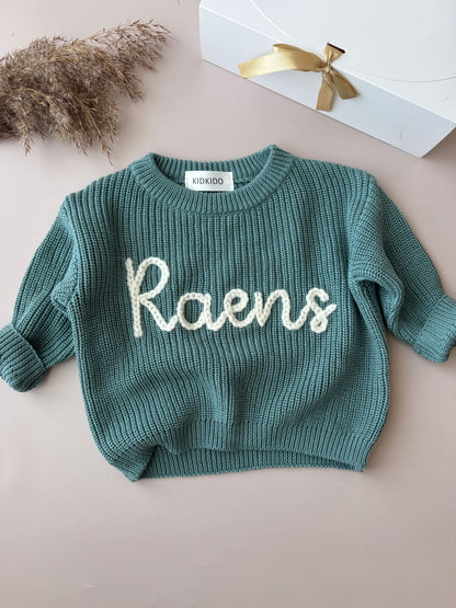 Personalizēts džemperis (lake green)
