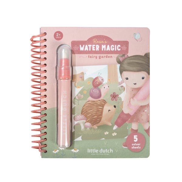 Little Dutch ar ūdeni krāsojamā grāmata "Rosa un Fairy Garden"