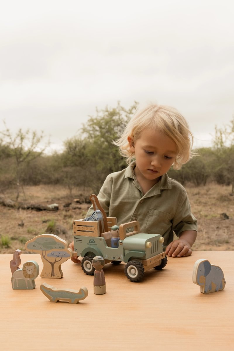 Safari mašīna ar dzīvniekiem "Safari Friends"